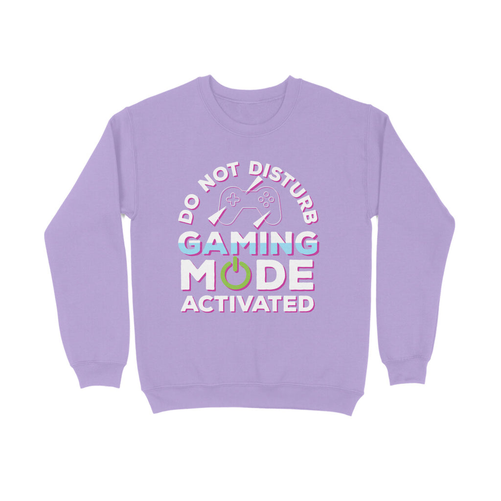 Women's Do Not Disturb Gaming Mode Activated Graphics Printed Sweatshirts