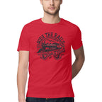 Men's Ride The Rails Design Printed T-Shirt