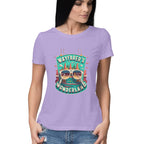 Women's wayfarer's wonderland Graphics Printed T-Shirt