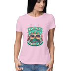 Women's wayfarer's wonderland Graphics Printed T-Shirt