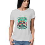 Women's wayfarer's wonderland Graphics Printed T-Shirt