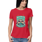 Women's wayfarer's wonderland Graphics Printed T-Shirt