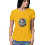 Women's Old map new adventures Graphics Printed T-Shirt