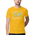 Men's The Road less less travelled Design Printed T-Shirt