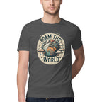 Men's Roam the world Design Printed T-Shirt