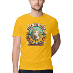Men's Roam the world Design Printed T-Shirt