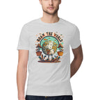 Men's Roam the world Design Printed T-Shirt