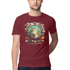 Men's Roam the world Design Printed T-Shirt