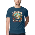Men's Roam the world Design Printed T-Shirt