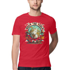 Men's Roam the world Design Printed T-Shirt