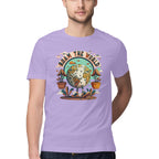 Men's Roam the world Design Printed T-Shirt
