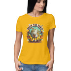 Women's Roam the world Graphics Printed T-Shirt