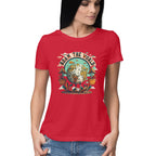 Women's Roam the world Graphics Printed T-Shirt