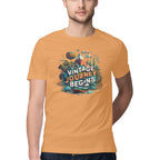 Men's Vintage Journey begins Design Printed T-Shirt