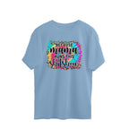 Women's  Because Mama Runs This ShitShow Graphics Printed Oversized T-Shirt