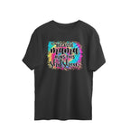 Women's  Because Mama Runs This ShitShow Graphics Printed Oversized T-Shirt