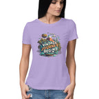 Women's Vintage Journey begins Graphics Printed T-Shirt