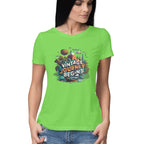 Women's Vintage Journey begins Graphics Printed T-Shirt