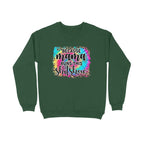 Women's  Because Mama Runs This ShitShow Graphics Printed Sweatshirts