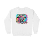 Women's  Because Mama Runs This ShitShow Graphics Printed Sweatshirts
