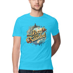 Men's The road less traveled Design Printed T-Shirt