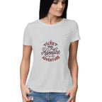 Women's Ticket to adventure Graphics Printed T-Shirt