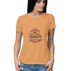 Women's Ticket to adventure Graphics Printed T-Shirt