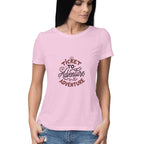 Women's Ticket to adventure Graphics Printed T-Shirt