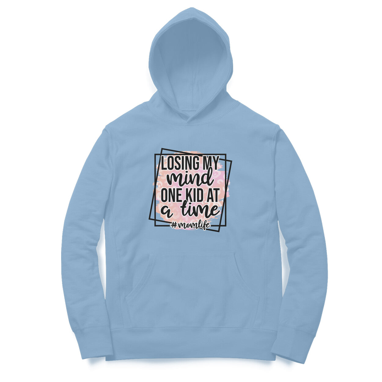 Women's Losing My Mind One Kid At A Time Graphics Printed Hoodies Secondary image