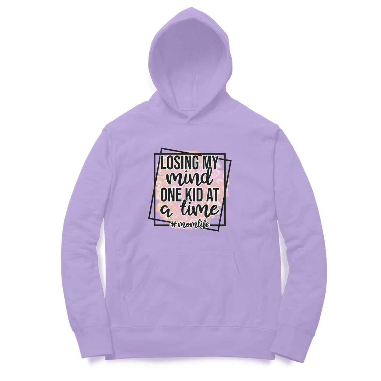 Women's Losing My Mind One Kid At A Time Graphics Printed Hoodies