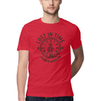 Men's Lost in Time Found in Adventure Design Printed T-Shirt