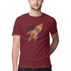 Men's Onward Upward Design Printed T-Shirt
