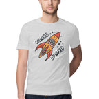 Men's Onward Upward Design Printed T-Shirt