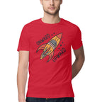 Men's Onward Upward Design Printed T-Shirt