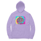 Women's Just A good Mom Trying To Not Raise Little Assholes Graphics Printed Hoodies