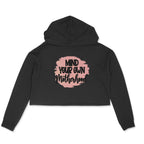 Women's Mind Your Own Motherhood Graphics Printed Crop Hoodies