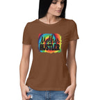 Women's Mother Hustler Graphics Printed T-Shirt