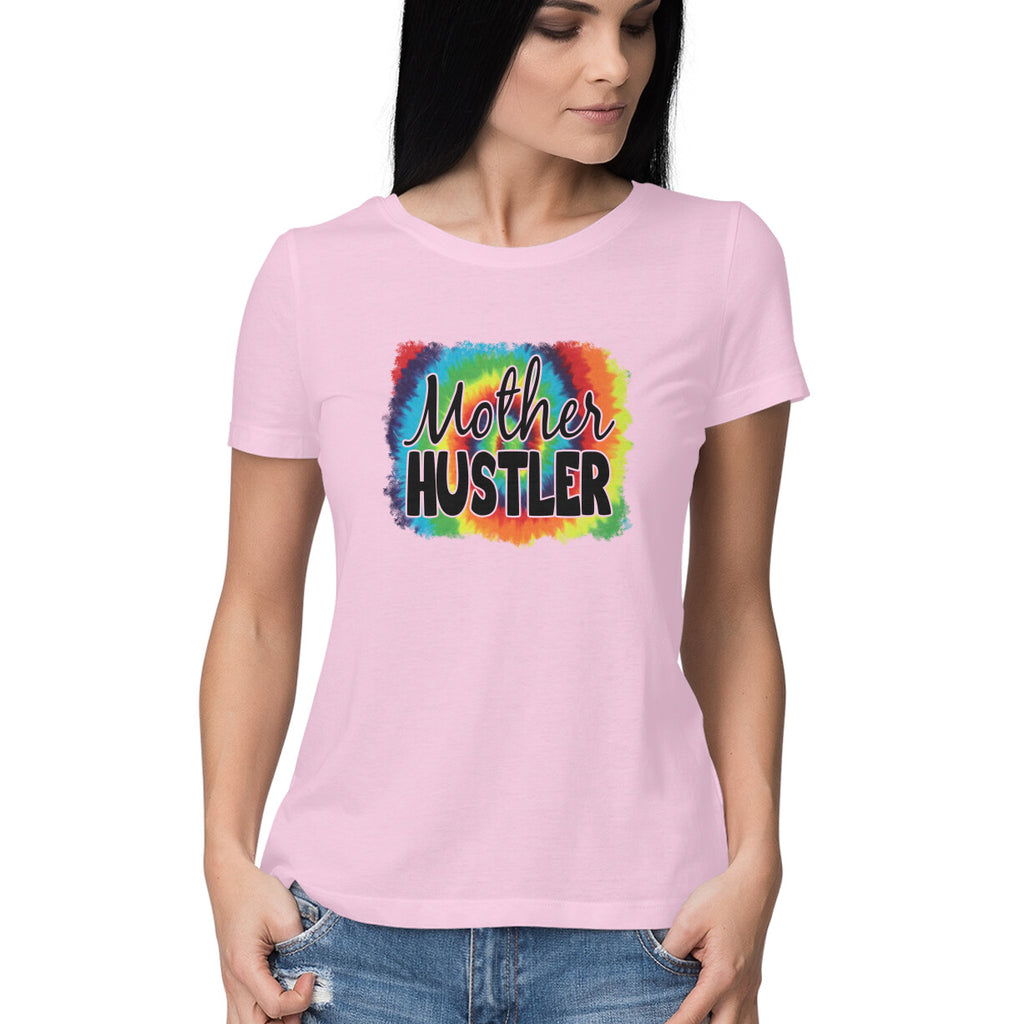 Women's Mother Hustler Graphics Printed T-Shirt