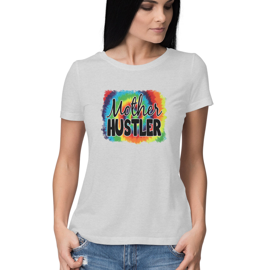 Women's Mother Hustler Graphics Printed T-Shirt