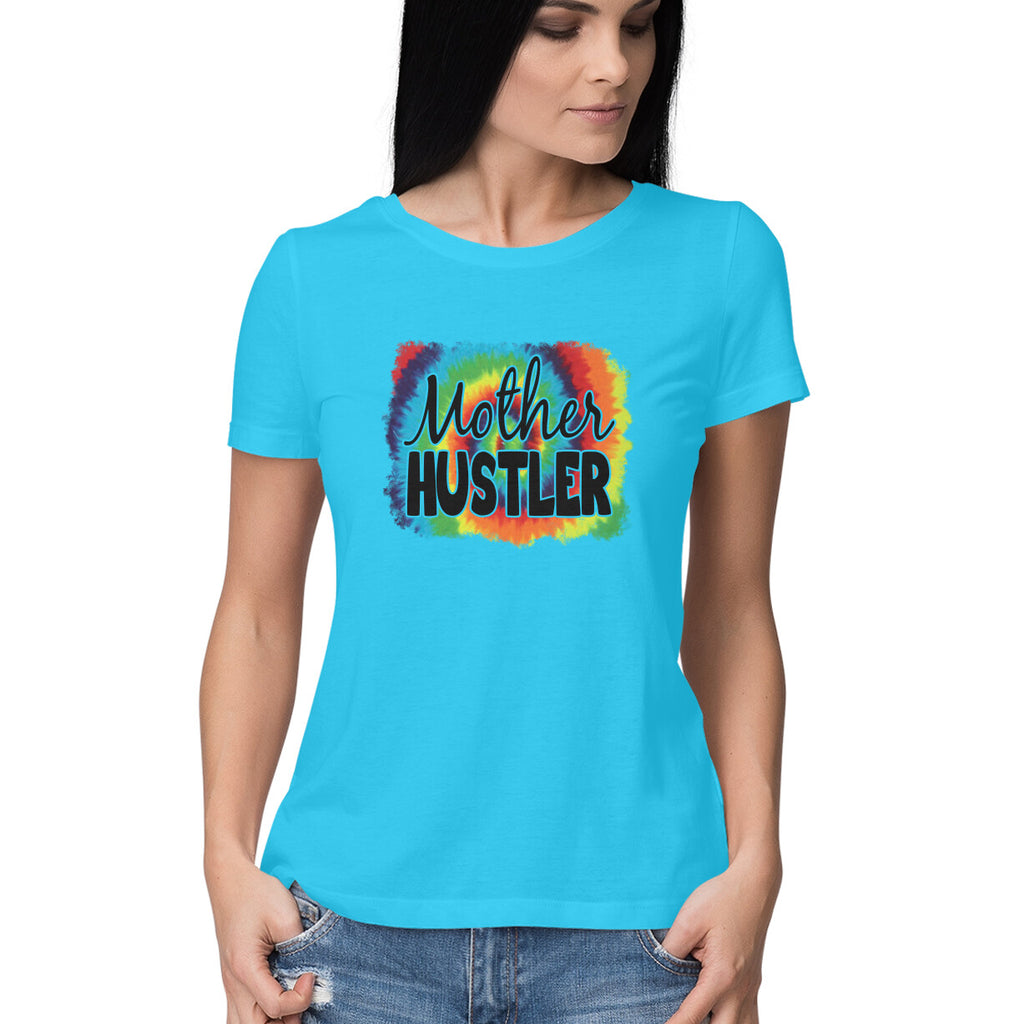 Women's Mother Hustler Graphics Printed T-Shirt