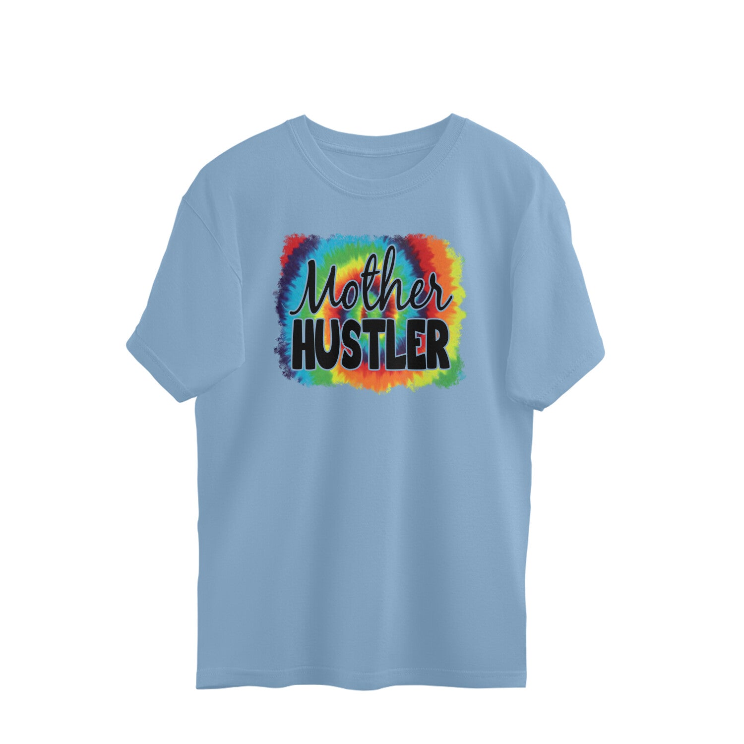 Women's Mother Hustler Graphics Printed Oversized T-Shirt