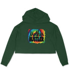 Women's Mother Hustler Graphics Printed Crop Hoodies