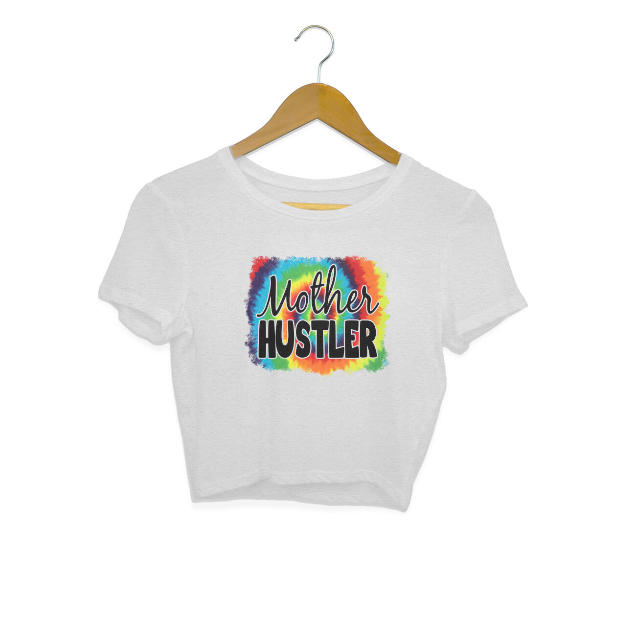 Women's Mother Hustler Graphics Printed Crop Tops