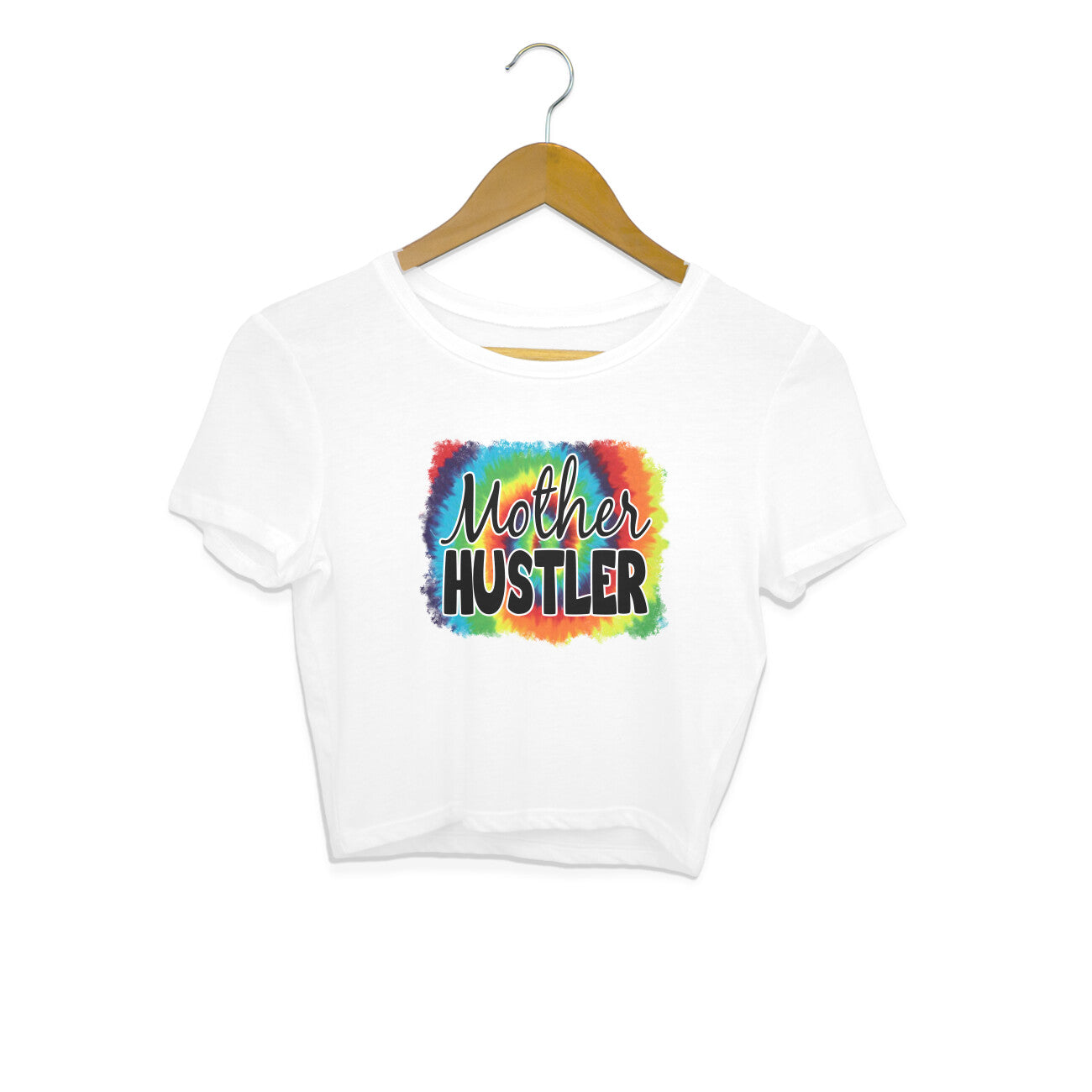 Women's Mother Hustler Graphics Printed Crop Tops