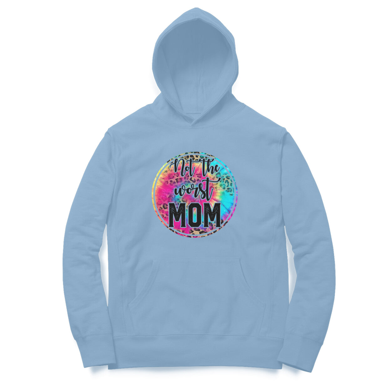 Women's Not The Worst Mom Graphics Printed Hoodies Secondary image