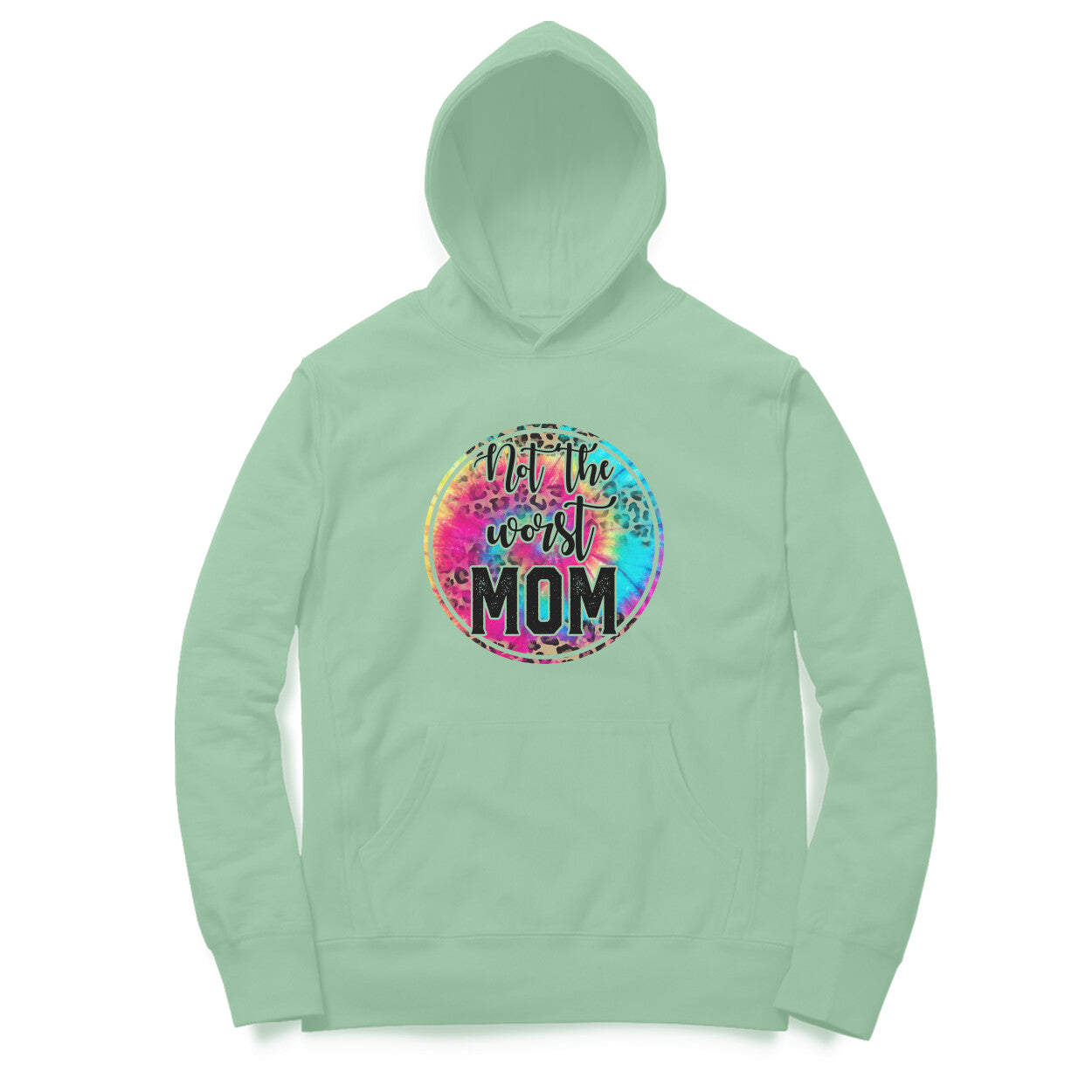 Women's Not The Worst Mom Graphics Printed Hoodies