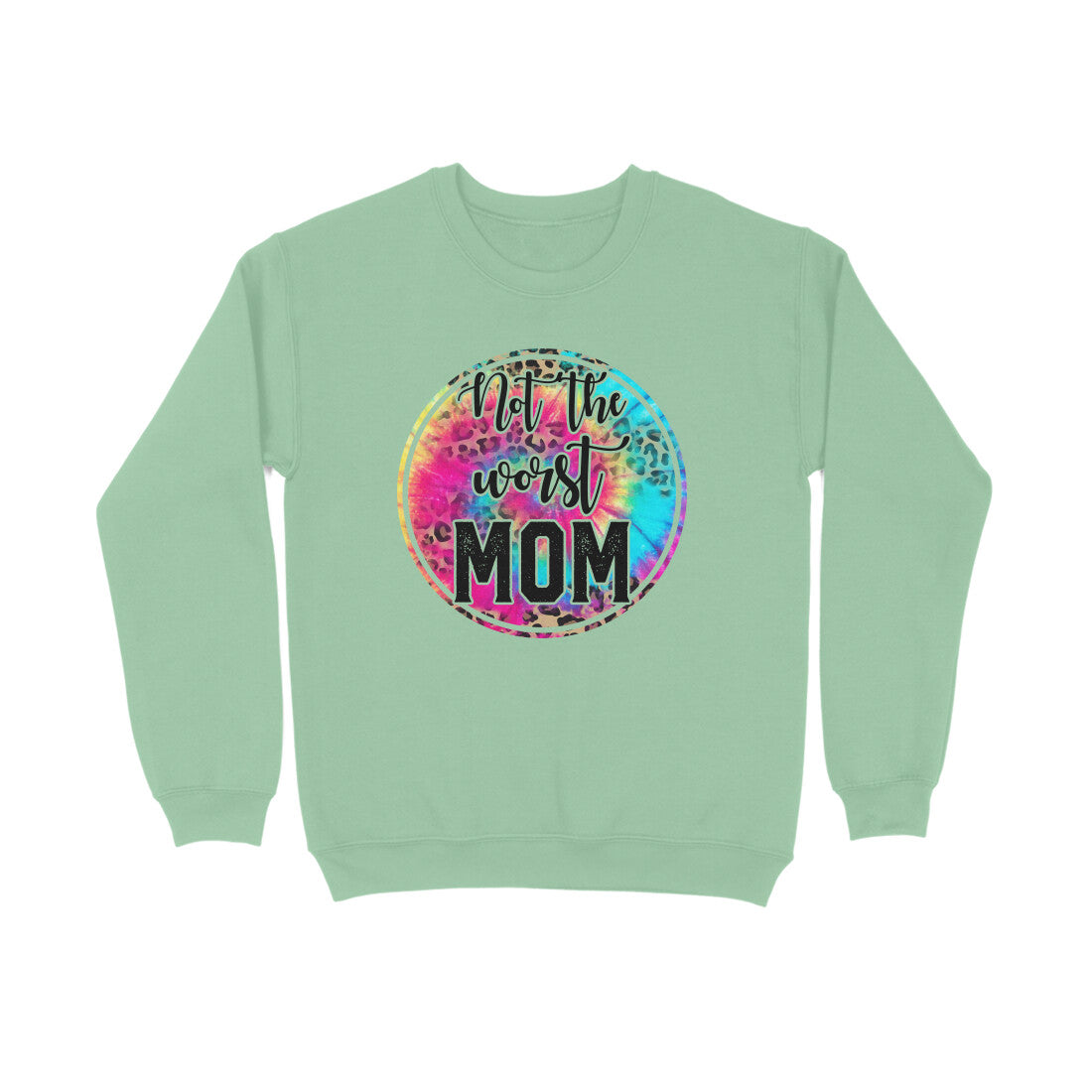 Women's Not The Worst Mom Graphics Printed Sweatshirts Secondary image