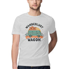 Men's Wanderlust Wagon Design Printed T-Shirt