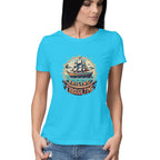 Women's Sailing Through Time Graphics Printed T-Shirt
