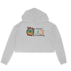 Women's Probably Late For Something Sarcastic Quotes Crop Hoodies
